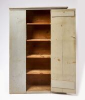 Tall Cupboard in Grey Paint - 2