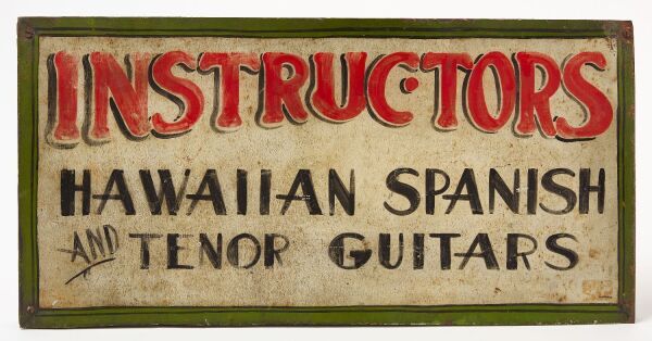 Guitar Instructor Trade Sign