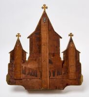 Tramp Art Wall Shelf - 2