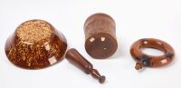 Group of Early American Pottery and Treen - 3