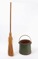 Green Firkin and Hearth Broom