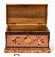Small Paint Decorated Chest - 2