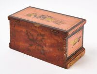 Small Paint Decorated Chest - 4