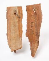 Pair of Folk Art Carvings with Native American Figures - 3