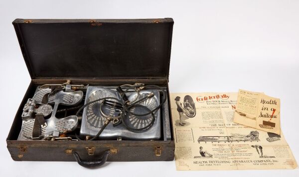 Vintage 'The Seat of Health' Exercise Rowing Machine