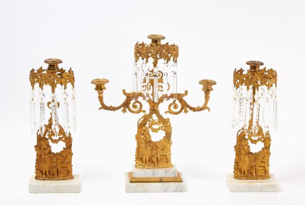 Set of Girandole Candlesticks