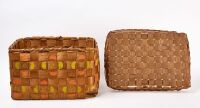 Northeastern Woodland Painted Splint Basket - 2
