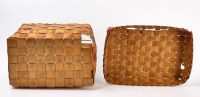 Northeastern Woodland Painted Splint Basket - 3