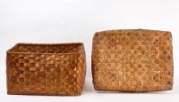 Large Northeastern Woodland Painted Splint Basket - 2
