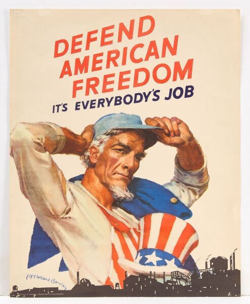 McClelland Barclay - 'Defend American Freedom'