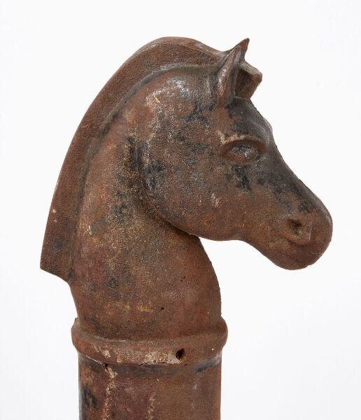 Horse Head Hitching Post