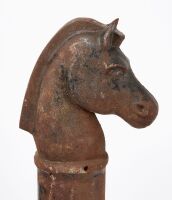 Horse Head Hitching Post