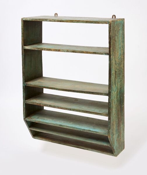 Shelf in Blue Paint