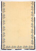 Embroidered Blanket with Fringe