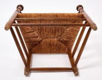 Transitional Mushroom Armchair with Bannister Back - 4