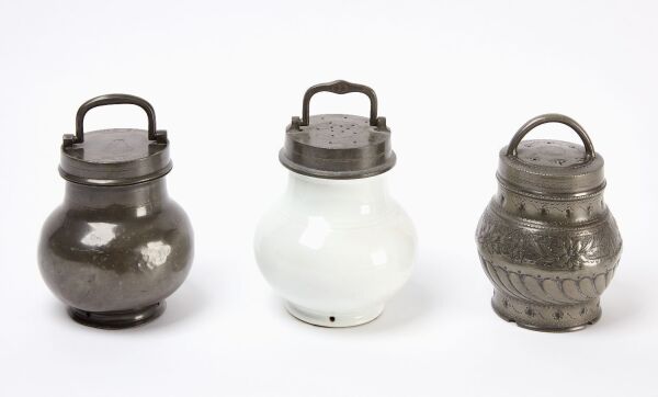 Three Bulbous Handled Leeches Carriers