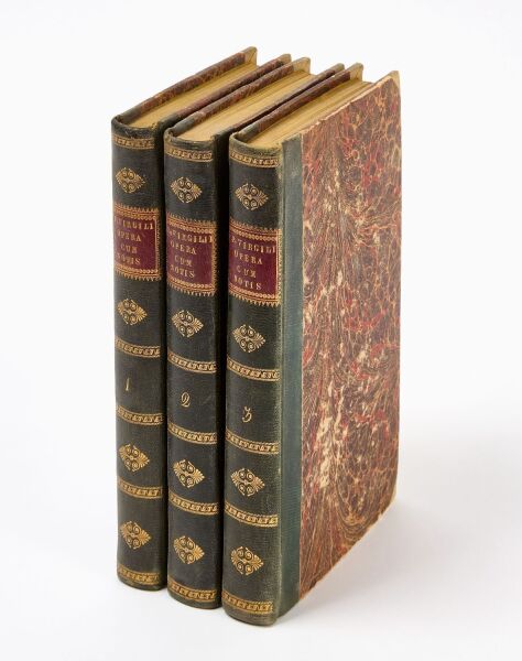 Virgil Three Volume Set Milan 1819 - Owned by Dr. John C. Warren