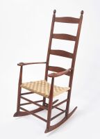 Four-Slat Shaker Chair with Rockers