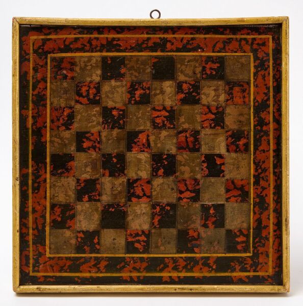 Backgammon Gameboard with Checkers