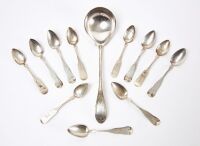 Group of Coin Silver Spoons