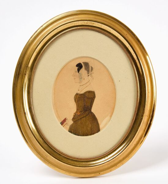 Justus Dalee - Miniature Portrait of a Woman