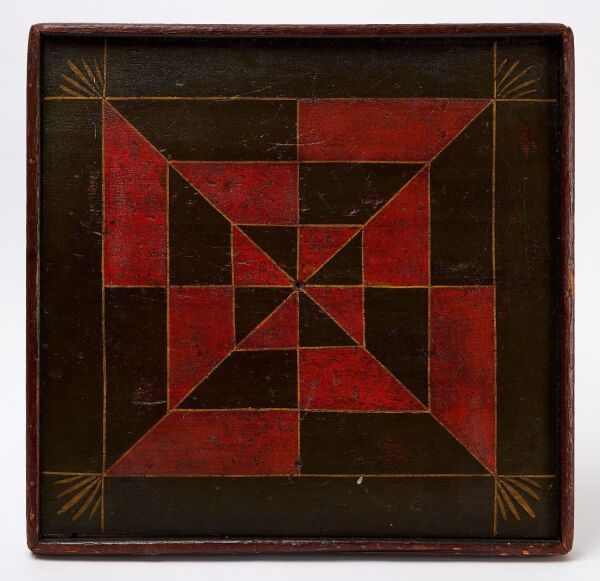 Parcheesi Gameboard with Checkers