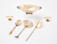 Filigree and Silver-Mounted Caviar Service