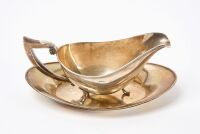 Jennings Silver Co. Sterling Gravy Boat and Dish