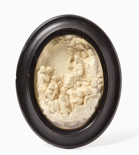 Meerschaum Relief-Carved Allegorical Plaque