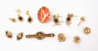 Group of 14k Gold Pins and Earrings - 2