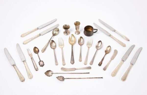 Estate Group of Sterling Silver Table Wares