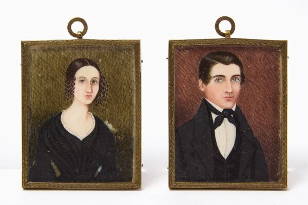 Pair of Miniature Portraits