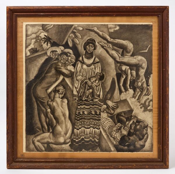 Eugene Savage - Mural Study, 1935