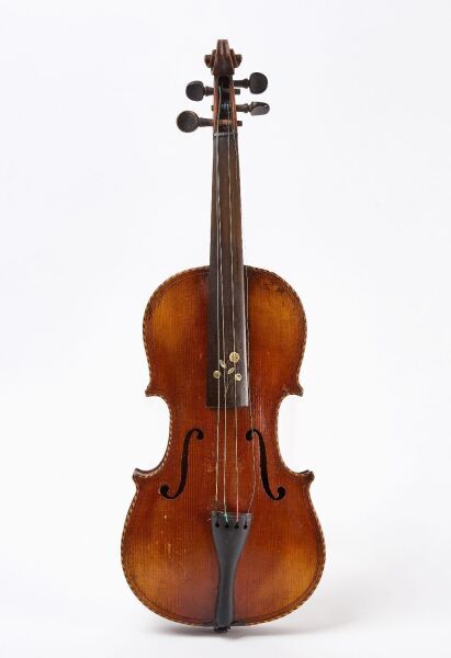 Violin with Mother-of-Pearl and Marquetry Inlay