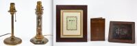 Roycroft 'Fletcherize' Artwork, Desk Items, and Lamp Bases