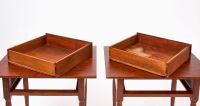 Pair of Shaker Inspired Canterbury Side Tables - 3