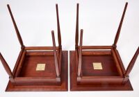 Pair of Shaker Inspired Canterbury Side Tables - 4