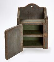 Painted Hanging Pine Cupboard - 2
