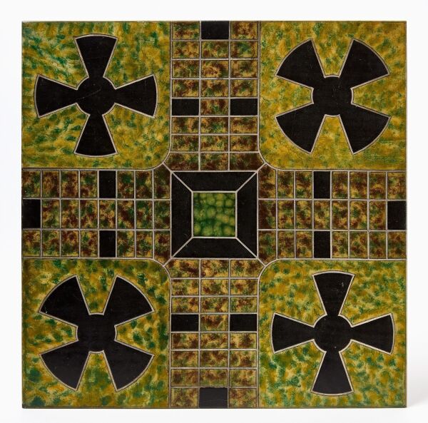 Slate Parcheesi Game Board
