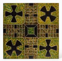 Slate Parcheesi Game Board