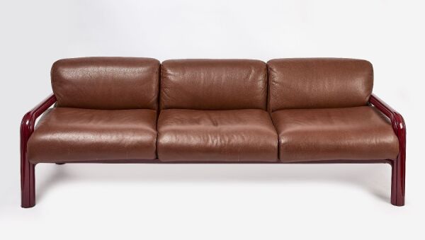 Gae Aulenti for Knoll Three Seat Sofa