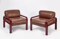Pair of Gae Aulenti for Knoll Armchairs