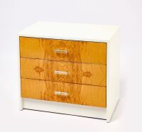 Milo Baughman Dresser with Lacquered Wood Drawers