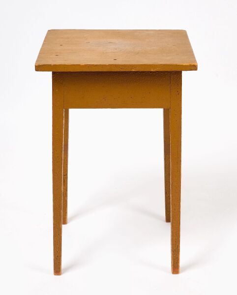 Side Table in Ochre Paint
