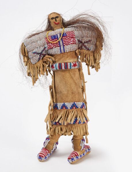 Double-Face Native American Doll