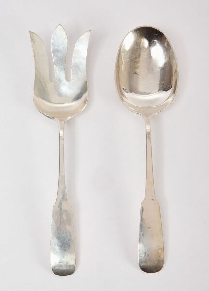 Pair of Old Newbury Crafters Sterling Serving Utensils