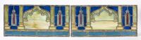 Two Tiffany Studios Leaded Glass Panels