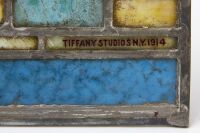 Two Tiffany Studios Leaded Glass Panels - 4