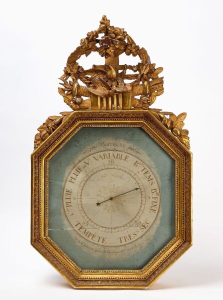 French Giltwood Barometer