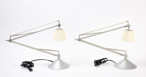 Pair of Italian Flos Archimoon Desk Lamps by Philippe Starcke